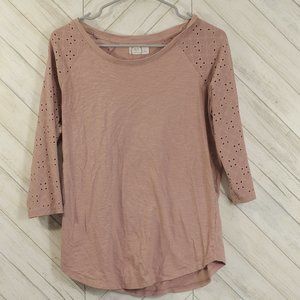 Maurices pink top Size S